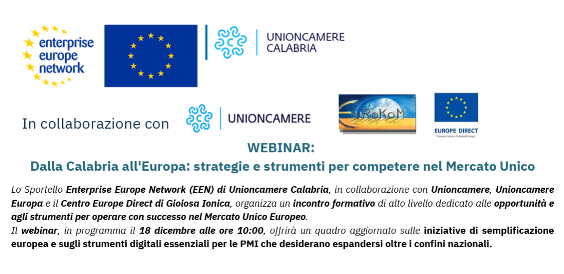 Opportunità e strumenti per operare con successo nel Mercato Unico Europeo